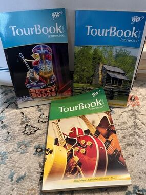 Lot of 3 Tennessee AAA Tour Book Guides
